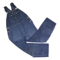 DICKIES Mens Blue Denim Cotton Loose Fit Dungarees 2XL W44 L32 Workwear