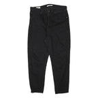 LEVI'S Womens Relaxed Black Denim Jeans W31 L24 Classic Zip Cotton Blend