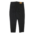 LEVI'S Womens Relaxed Black Denim Jeans W31 L24 Classic Zip Cotton Blend
