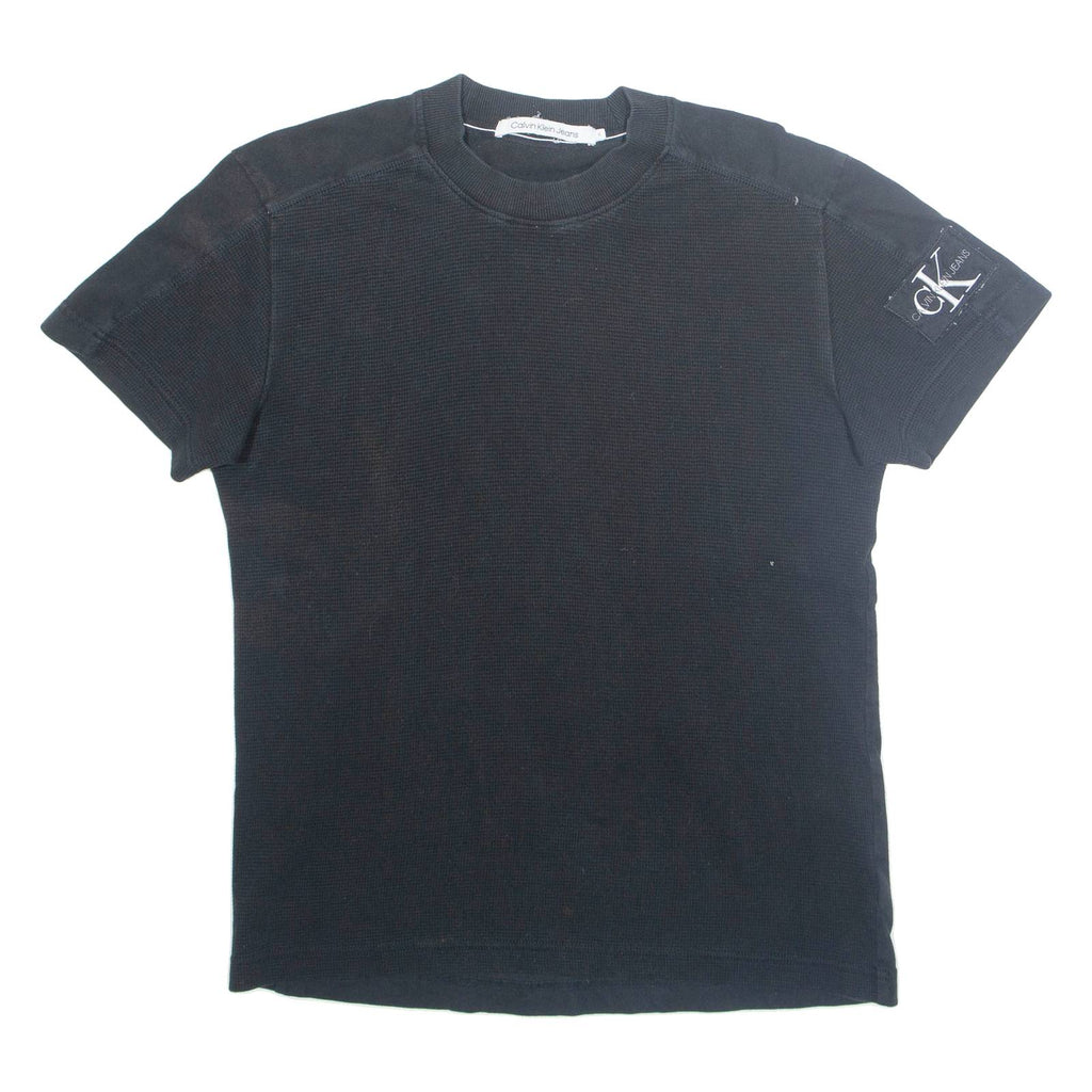 CALVIN KLEIN JEANS Mens T-Shirt Black S