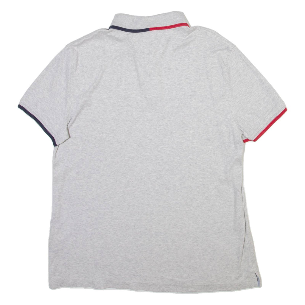 TOMMY HILFIGER Mens Polo Shirt Grey L
