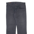 MARLBORO Mens Trousers Grey Regular Straight W42 L34