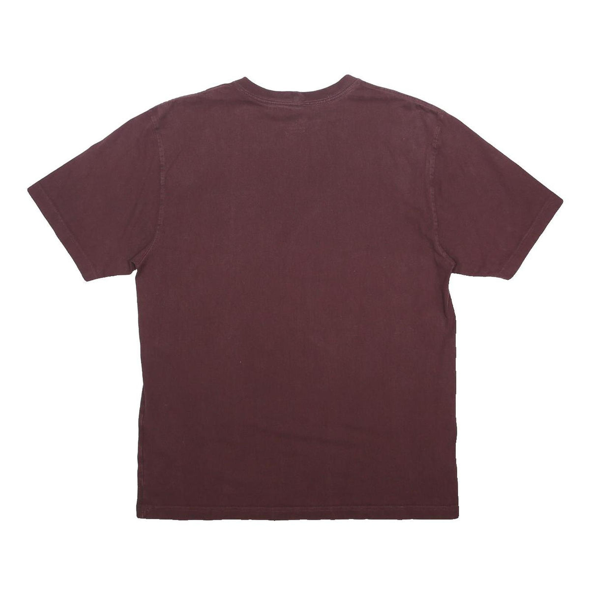 CARHARTT Mens Maroon Graphic T-Shirt M Short Sleeve Crew Neck Pocket Logo