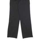 DICKIES Mens Regular Black Cotton Blend Trousers W26 L29 Classic Zip Pocket