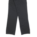 DICKIES Mens Regular Black Cotton Blend Trousers W26 L29 Classic Zip Pocket