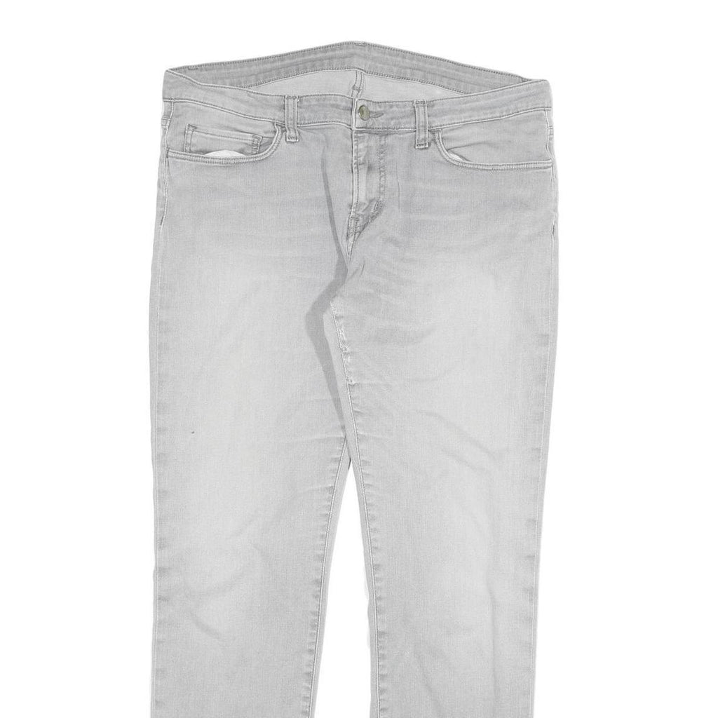 CARHARTT Mens Slim Blue Jeans Denim Medium W34 L29 Stylish Casual Zip Fastening