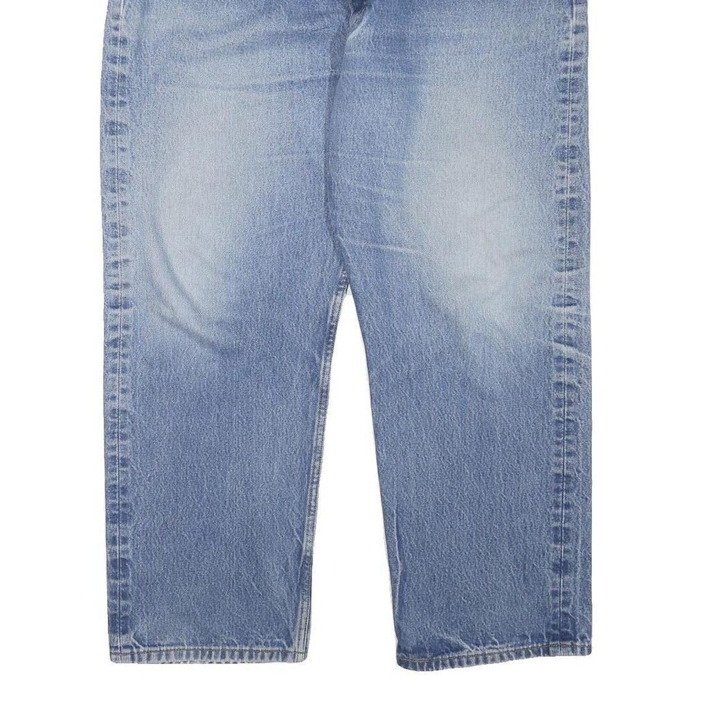 LEVI'S 501 Mens Jeans Blue Regular Straight Denim Medium W43 L29 Button Closure