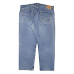 LEVI'S 501 Mens Jeans Blue Regular Straight Denim Medium W43 L29 Button Closure