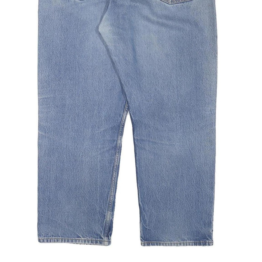 LEVI'S 501 Mens Jeans Blue Regular Straight Denim Medium W43 L29 Button Closure