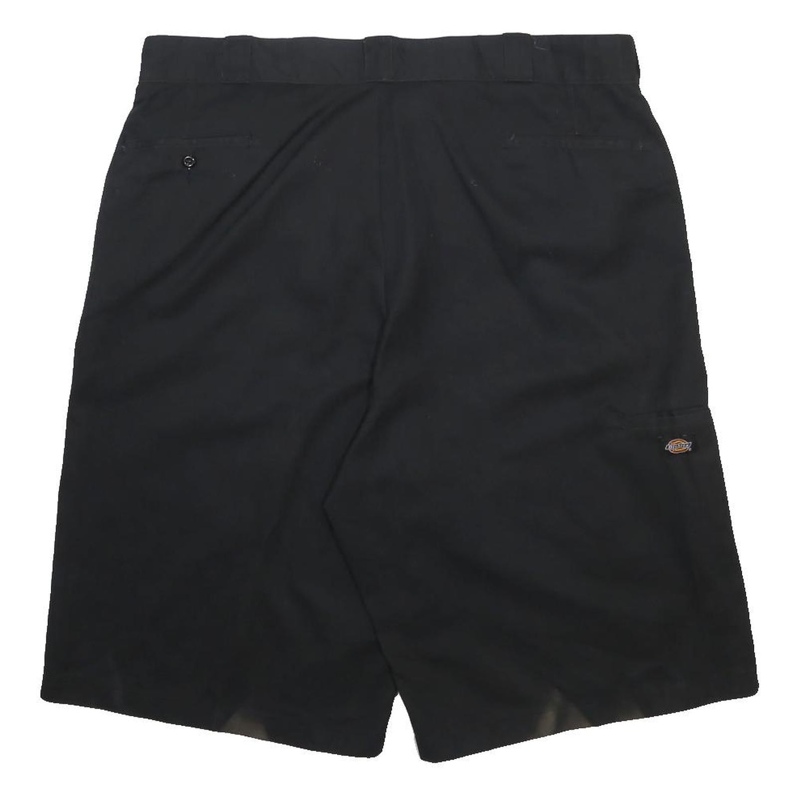 DICKIES Mens Shorts Black Casual 2XL W44 Classic Workwear Relaxed Fit