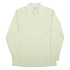 JACQUES BRITT Mens Cream Shirt M Classic Button Collar Cotton Blend Formal