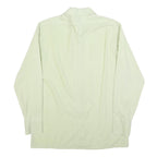 JACQUES BRITT Mens Cream Shirt M Classic Button Collar Cotton Blend Formal