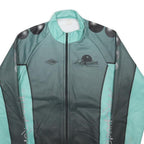 TZAMO Mens Blue & Black Bike Point Zip Jacket S Polyester Sportswear Cycling