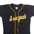 RUSSELL ATHLETIC Issaquah Baseball #16 Womens Jersey Black USA V-Neck Nylon M