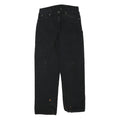 DICKIES Mens Cotton Blend Black Regular Straight Trousers W32 L30 Workwear