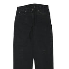 DICKIES Mens Cotton Blend Black Regular Straight Trousers W32 L30 Workwear