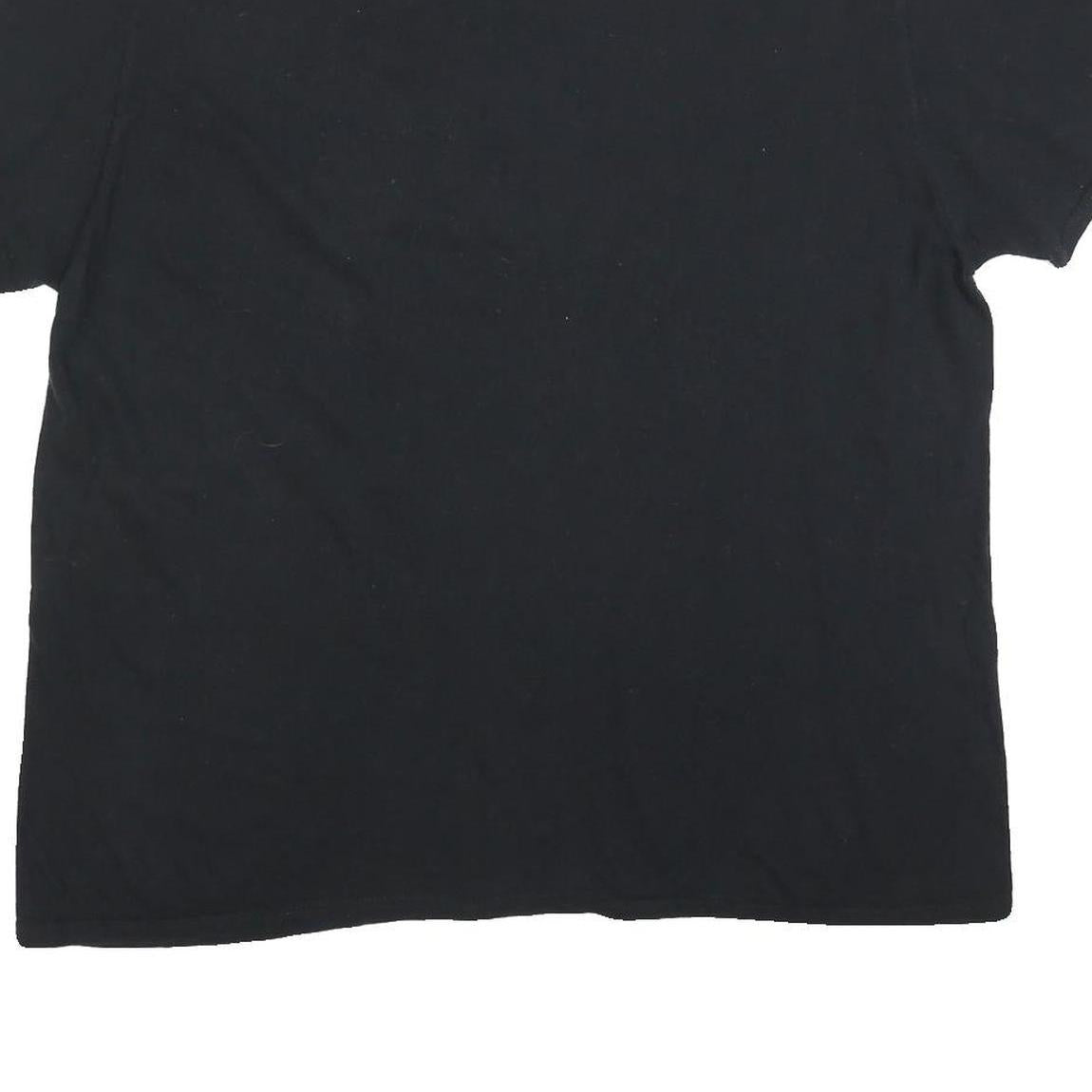 ACDC Womens Black Back In Black Graphic T-Shirt 2XL Short Sleeve Crew Neck Rock