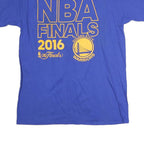 ADIDAS Mens Blue NBA Finals 2016 Graphic T-Shirt L Crew Neck Short Sleeve