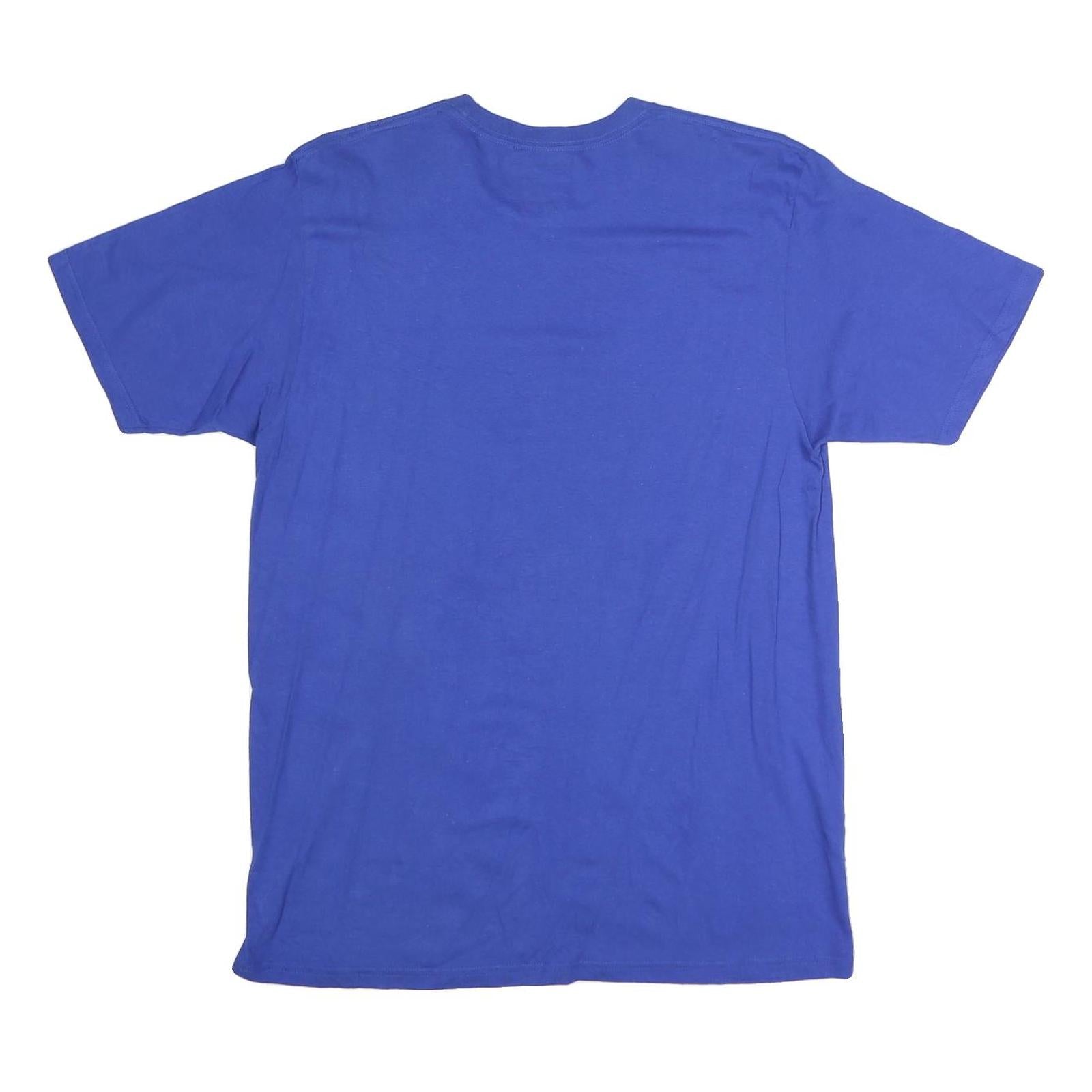 ADIDAS Mens Blue NBA Finals 2016 Graphic T-Shirt L Crew Neck Short Sleeve