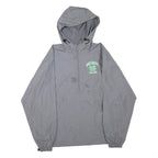 CHAMPION Mens Grey Zip Hooded Casual Jacket M Polyester Blend St Marys Rams