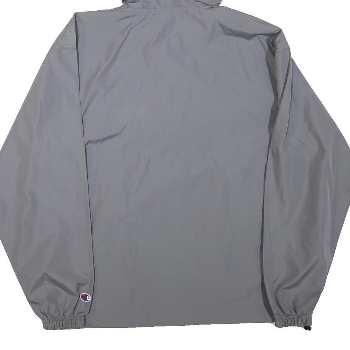 CHAMPION Mens Grey Zip Hooded Casual Jacket M Polyester Blend St Marys Rams