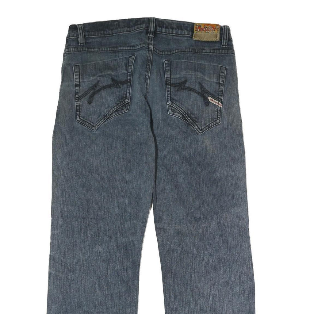 PARASUCO Mens Blue Regular Straight Denim Light W32 L30 Classic Zip Fly Jeans