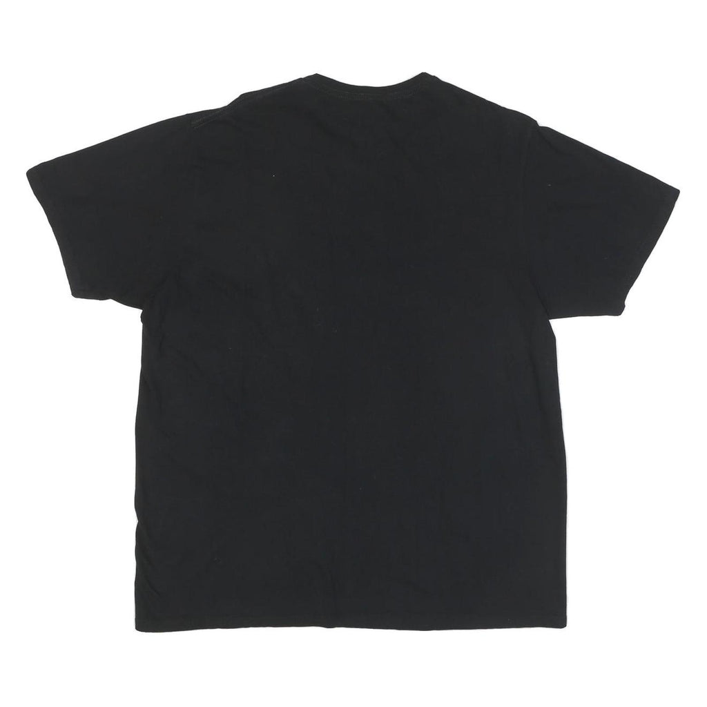FANATICS Mens Black Graphic T-Shirt XL Short Sleeve Crew Neck Cotton Blend