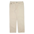 LEE Mens Trousers Cream Regular Straight W34 L30