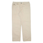 LEE Mens Trousers Cream Regular Straight W34 L30