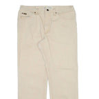 LEE Mens Trousers Cream Regular Straight W34 L30