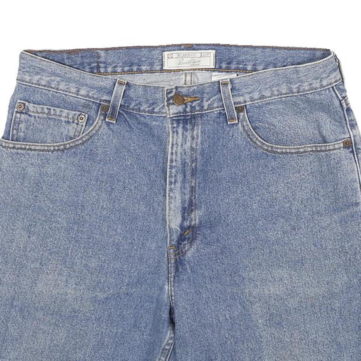 LEVI'S Mens Denim Blue Casual Shorts M W34 Cotton Pocket Detail