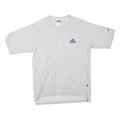 ADIDAS Mens Grey Graphic T-Shirt M Short Sleeve Crew Neck Cotton Blend Casual