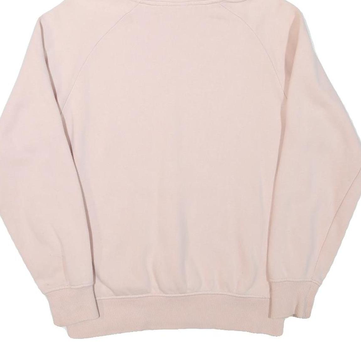 ELLESSE Mens Pink Hoodie M Logo Graphic Cotton Blend Pullover Drawstring Hood