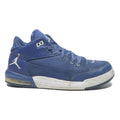 AIR JORDAN Mens Blue Leather Basketball Trainers UK 8.5 Authentic Design