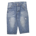 OKAY FASHION WEAR Womens Denim Blue Casual Shorts M W32 Cotton Blend