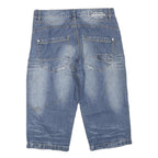 OKAY FASHION WEAR Womens Denim Blue Casual Shorts M W32 Cotton Blend