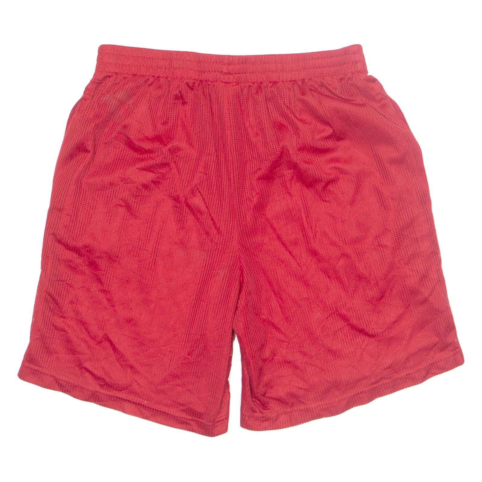 STARTER Mens Sports Shorts Red Relaxed M W32