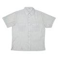 MAINSTREAM Mens Shirt White Striped L