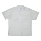MAINSTREAM Mens Shirt White Striped L