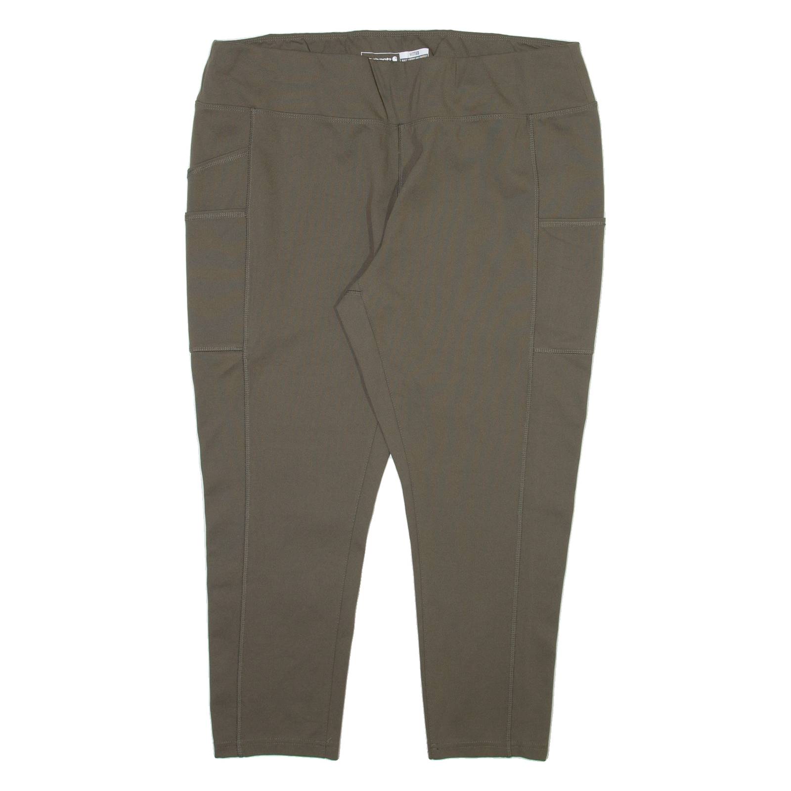 CARHARTT Womens Trousers Grey Slim Skinny W35 L23
