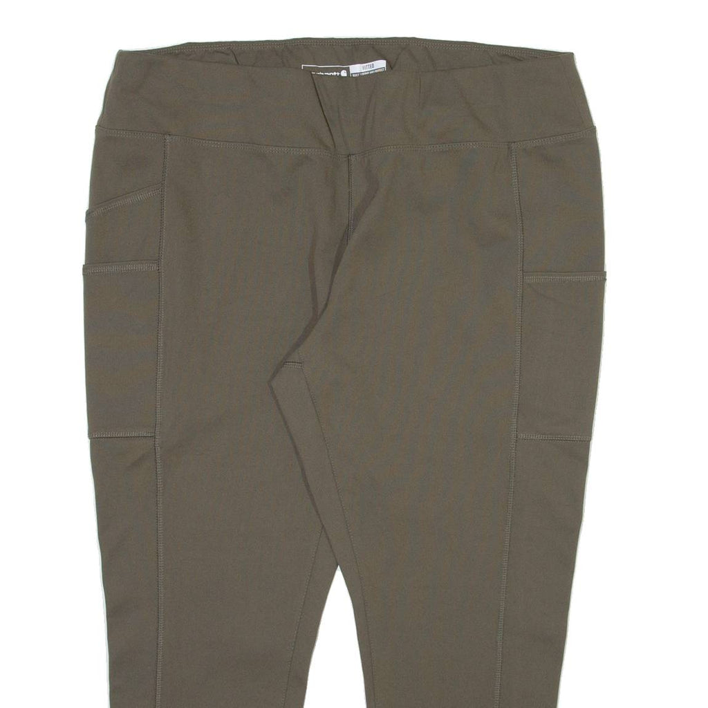 CARHARTT Womens Trousers Grey Slim Skinny W35 L23