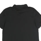 CALVIN KLEIN Mens Black Polo Shirt Cotton Short Sleeve M Classic Basic
