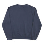CHAMPION Mens Blue Crew Neck M Cotton Blend Logo Sweatshirt Pullover