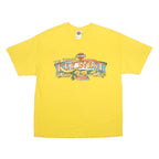 HARLEY DAVIDSON Mens Yellow Key West Graphic T-Shirt XL Short Sleeve Crew Neck