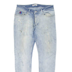 CHAMPION Distressed Womens Jeans Blue Regular Skinny W32 L30