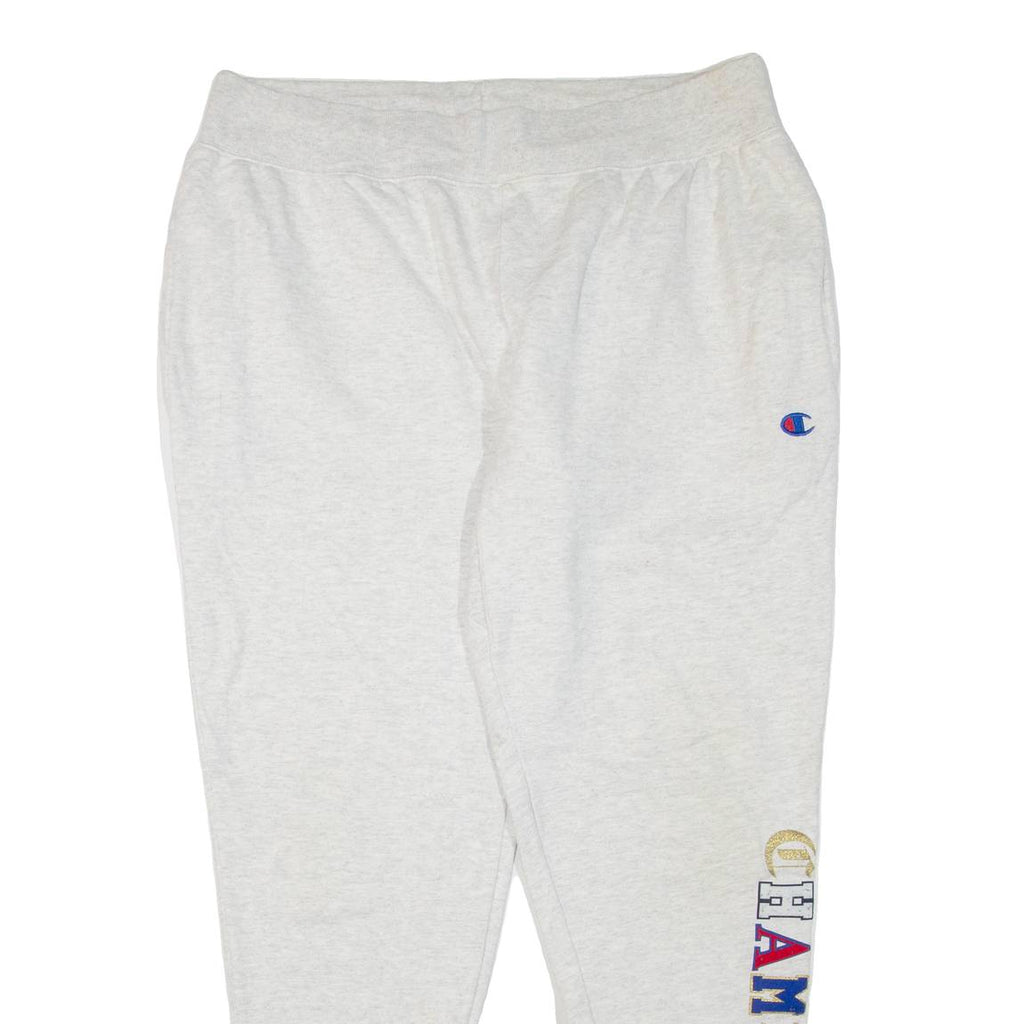 CHAMPION REVERSE WEAVE Mens Joggers Grey Tapered 2XL W38 L32