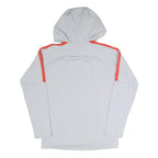 NIKE Mens Grey & Orange Hoodie S Sports Fashion Comfort