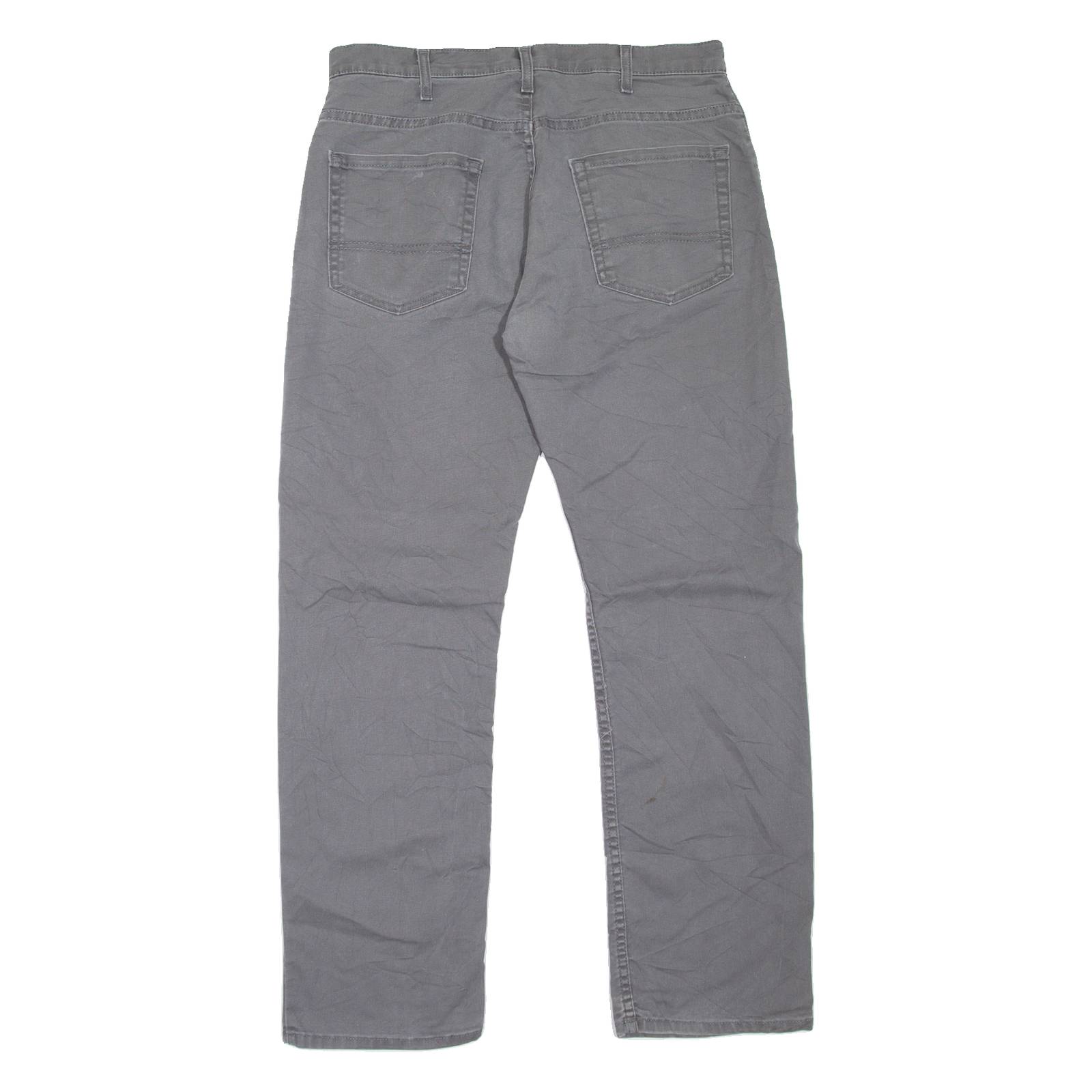DICKIES Workwear Mens Jeans Grey Regular Straight W34 L32