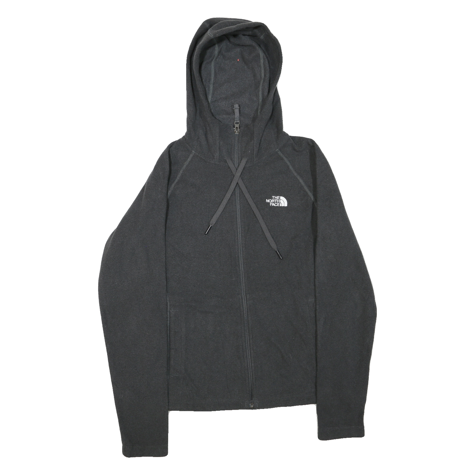 THE NORTH FACE Womens Black Hoodie Jacket M Polyester Blend Zip Activewear