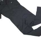 DICKIES Mens Black Cotton Blend Classic Dungarees M W34 L32 Workwear Overalls